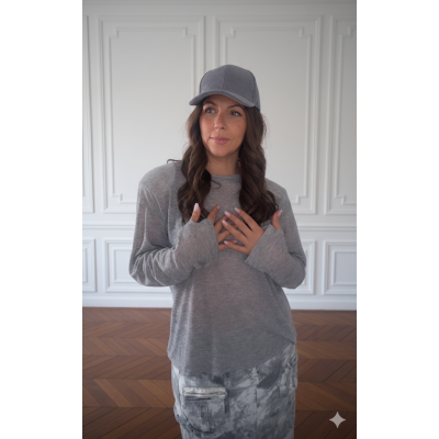 Top mitaine épaulette Sabrina